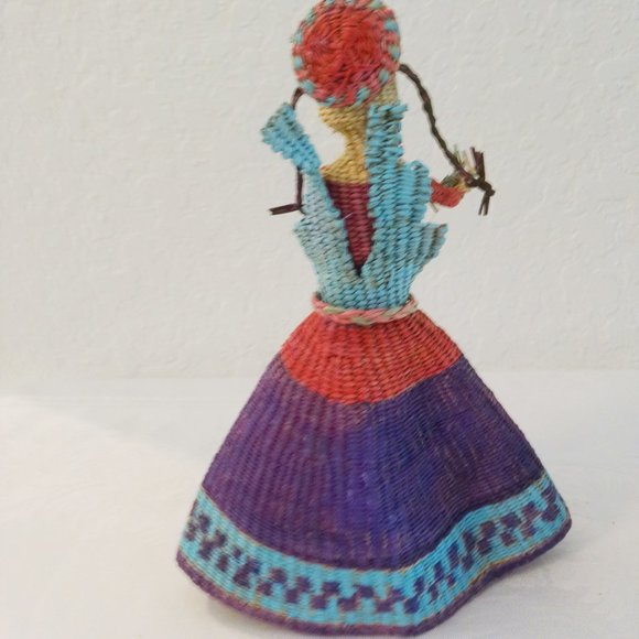 Vintage Colombian Angel Ornaments, Set of 4 - Picture 3 of 9